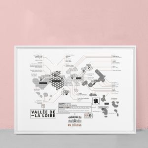 vallée de la loire, carte des vins