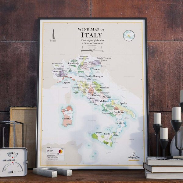 Affiche Vignobles Italie