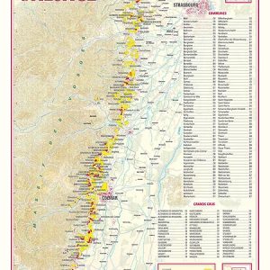 carte des vins d'alsace