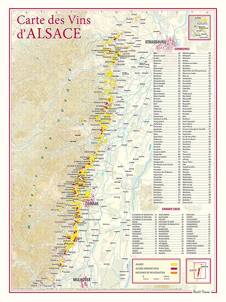 Carte Des Vins Alsace Cartes Des Vins De France