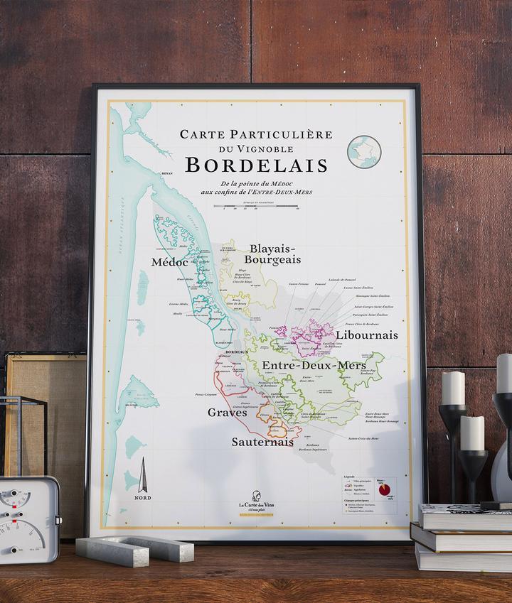 Carte des vins de Bordeaux