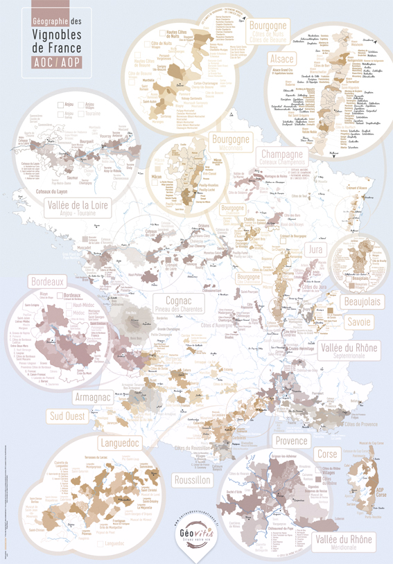 E-Boutique des cartes des vins de France / Collection Cadeau /cartes ...