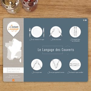 Set de table Le Langage des Couverts - N°1