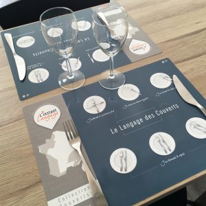 Sets de table Le Langage des Couverts