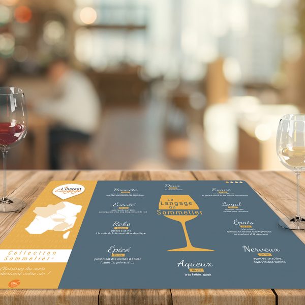 Set de table Le Langage du Sommelier - N°1