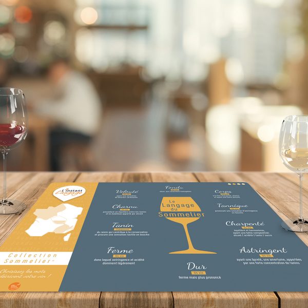 Set de table Le Langage du Sommelier - N°2