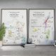 Offre Duo Cartes SVP France et Bourgogne 50x70