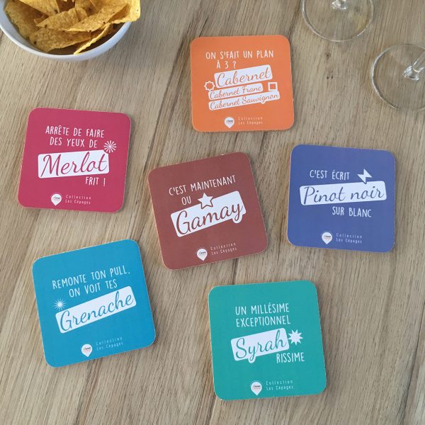 Sous-verres-humouristiques-Cepages-Rouges-x6