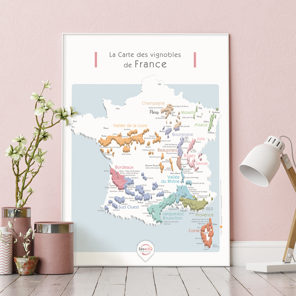 Cartes des vins de France