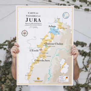 Carte des vins du Jura 50x70 La Carte des Vins SVP