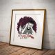Affiche Vin Humour 30x30 Pommard m'a tué