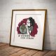 Affiche Vin Humour 30x30 Je cherche l'état d'ébriété