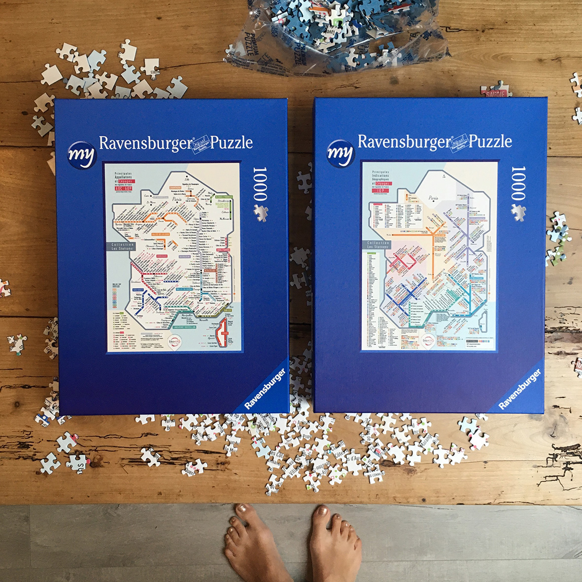 Carte de france puzzle