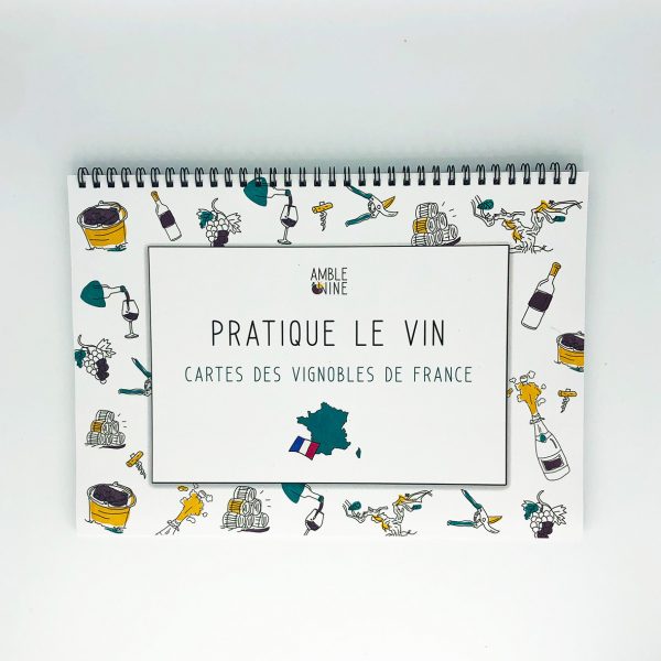 Book Pratique Le Vin Cahier Cartes des vins FRANCE