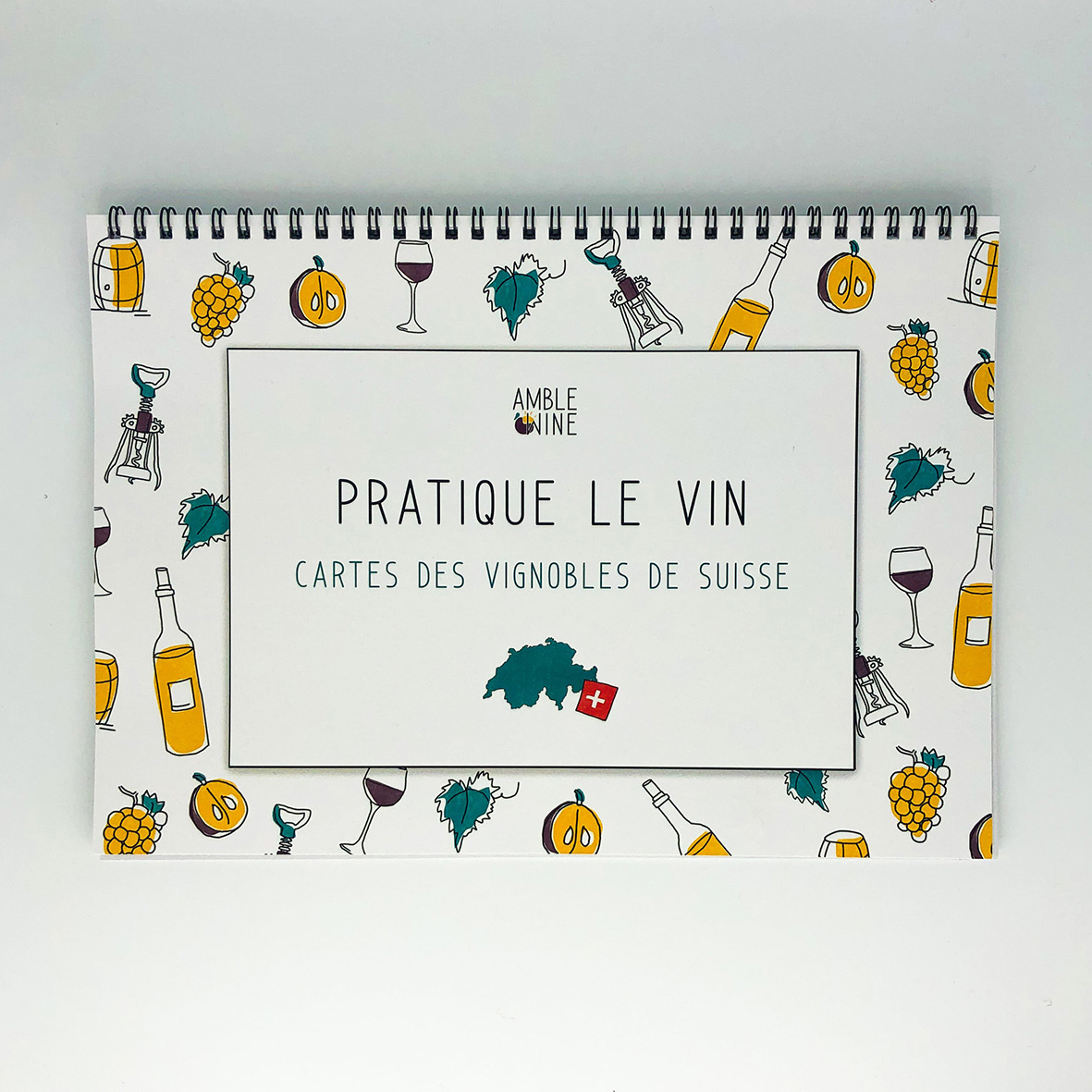 Book Pratique Le Vin Cahier Cartes des vins SUISSE