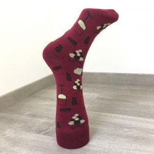 Chaussette Sommelier Socks - Bordeaux