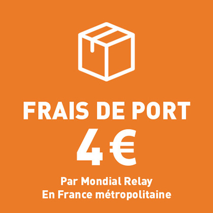 Frais d'expédition 4 € en France métropolitaine