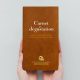 Carnet de dégustation de vins 200 pages - marron