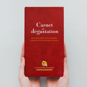 Carnet de dégustation de vins 200 pages - rouge