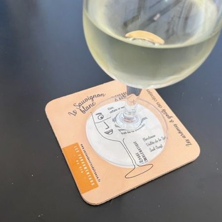 Sous-verre Cépage Le Sauvignon Blanc