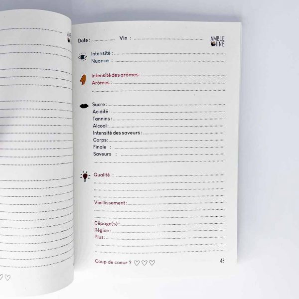 carnet de dégustation
