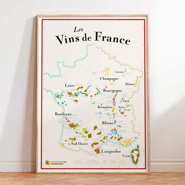 carte des vins de france a gratter