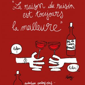 IL BOIT DU VIN NATUREL — LES AFFICHES DE REMY BOUSQUET